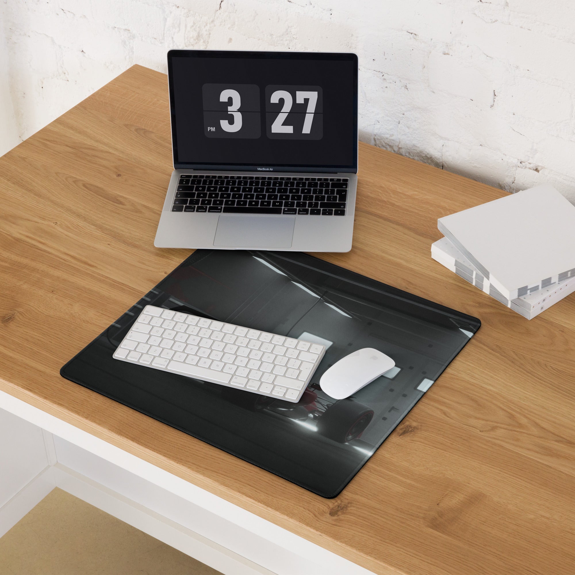 Elite Large Gaming Mouse Pad - Gaming Mouse Pad Black Setup Modern Immersive Tech Minimalist Esports Non Slip Textile