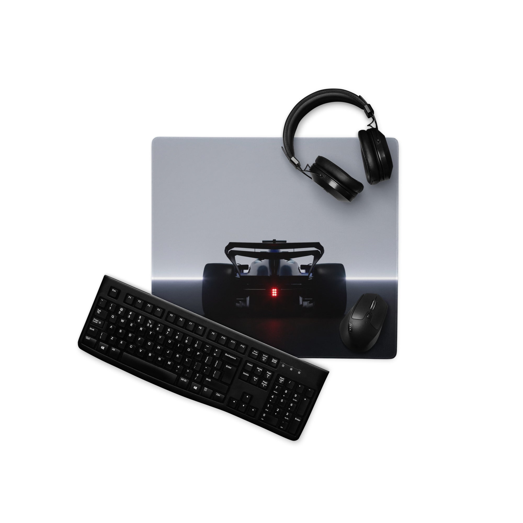 Large Gray Gaming Mouse Pad - Gray Gaming Mouse Pad Gaming With Stitched Edge Non Slip Base Modern Minimalist Esports