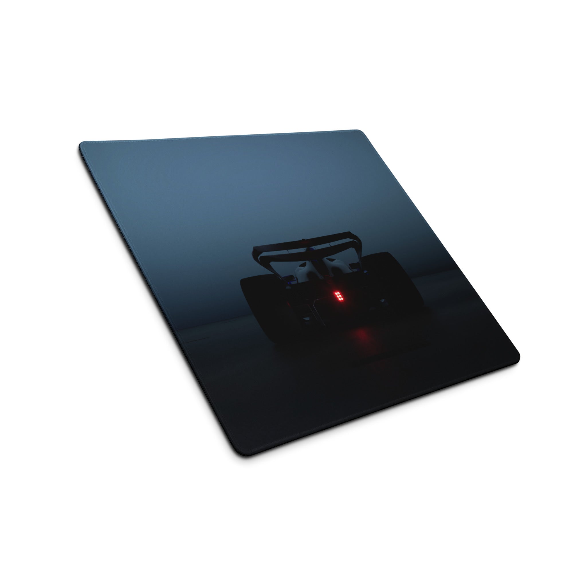Midnight Racer Blue Mouse Pad - Racing Car Blue Gaming Mouse Pad Modern Dynamic Mood Minimalist Style Digital Print