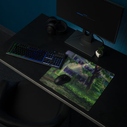 Verdant Jungle Scene Mouse Pad - Mouse Pad Jungle Green Desktop Gaming Art Calm Lush Nature Inspired Jungle Desk Accessory