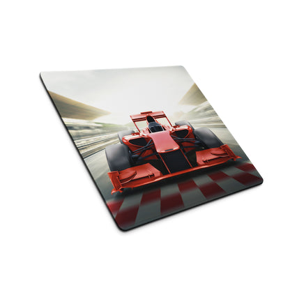 Racing Red Formula Mouse Pad - Formula Racing Car Mouse Pad Red Gaming High Octane Mood Futuristic Esports Photo
