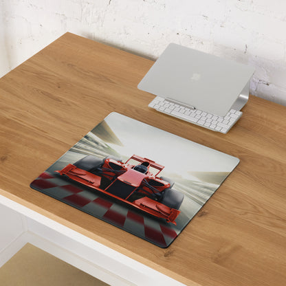 Racing Red Formula Mouse Pad - Formula Racing Car Mouse Pad Red Gaming High Octane Mood Futuristic Esports Photo