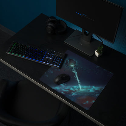 Cosmic Space Gaming Mouse Pad - Space Themed Mouse Pad Deep Blue Gaming Desk Modern Cosmic Mood Futuristic