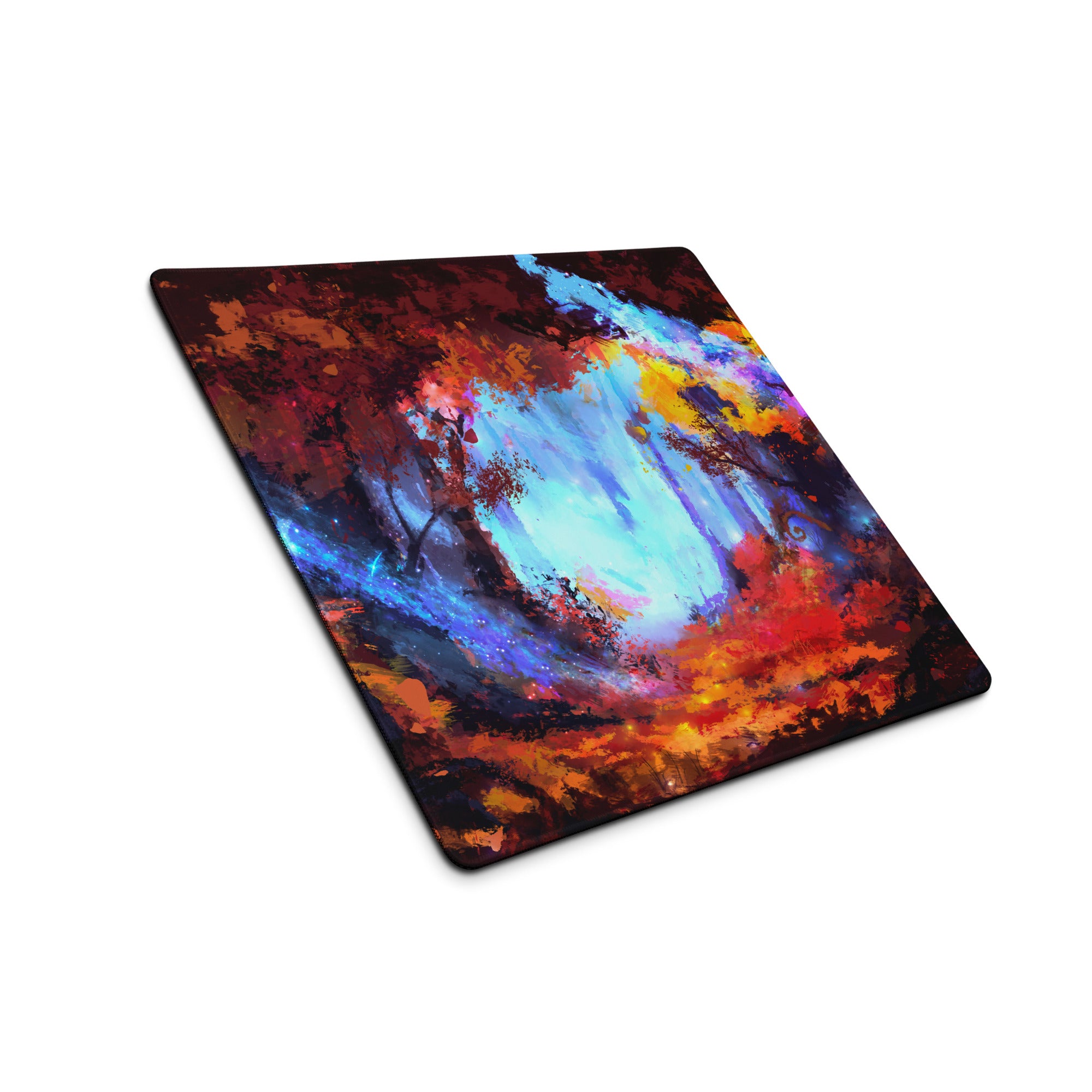 Vibrant Abstract Art Mouse Pad - Mouse Pad Abstract Multicolor For Gaming Desk Vibrant Mood, Contemporary Decor