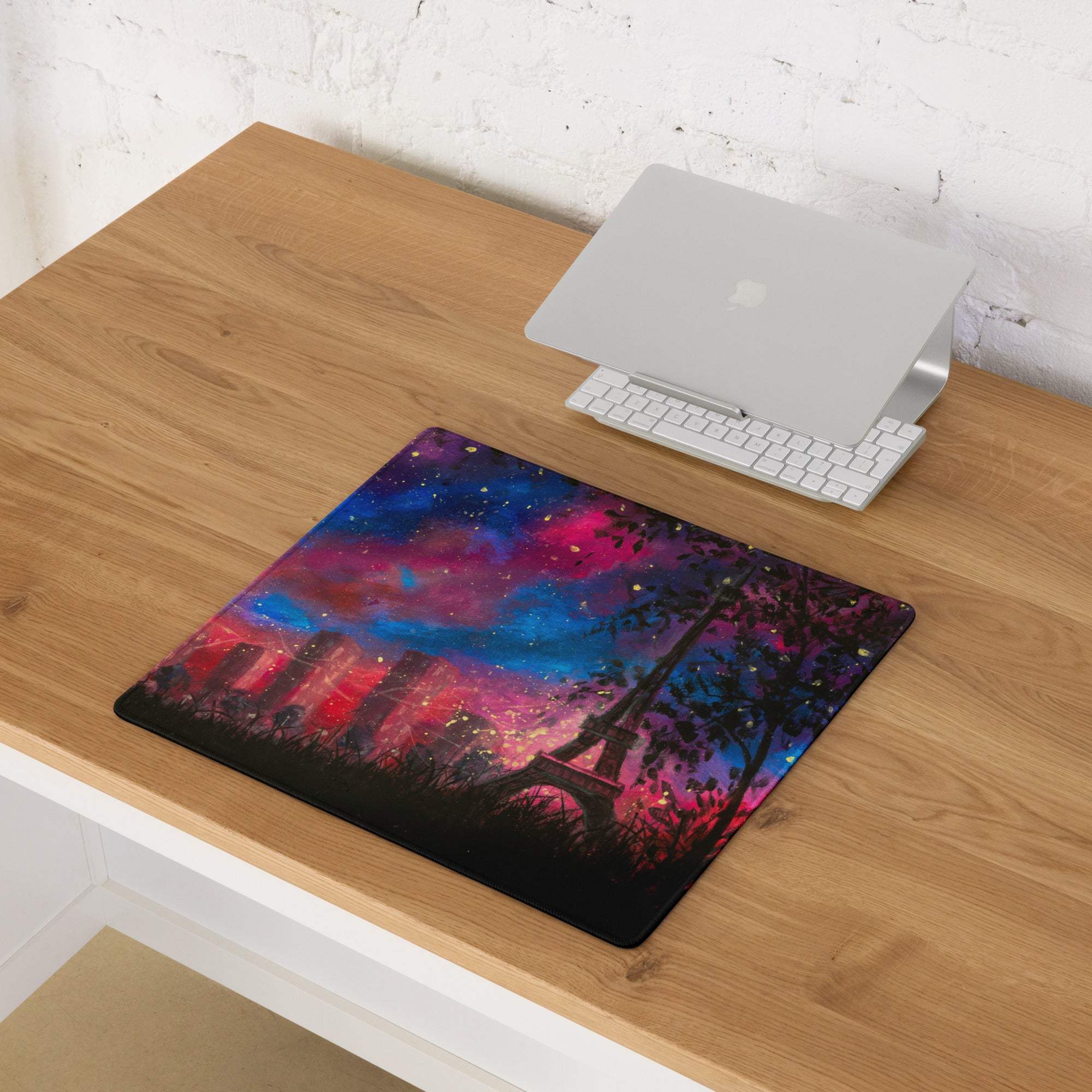 Vivid Galaxy Scene Mouse Pad - Mouse Pad Galaxy For Gaming Desk Modern Mood Modern Decor Tech Gift Digital Art