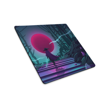 Vaporwave Neon Forest Mouse Pad - Mouse Pad Neon Pink Purple Desk Gaming Cyberpunk Dreamy Nostalgic Retro Aesthetic