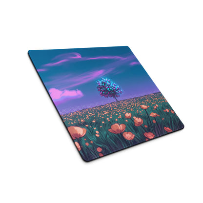 Vaporwave Dreamscape Mouse Pad - Mouse Pad Purple Pink Neon Vaporwave Desk Dreamy Mood