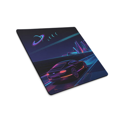 Vaporwave Neon City Mouse Pad - Vaporwave Neon City Mouse Pad Blue Purple Gaming Desk Dreamy Neon Mood Esports Gear