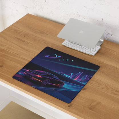 Vaporwave Neon City Mouse Pad - Vaporwave Neon City Mouse Pad Blue Purple Gaming Desk Dreamy Neon Mood Esports Gear