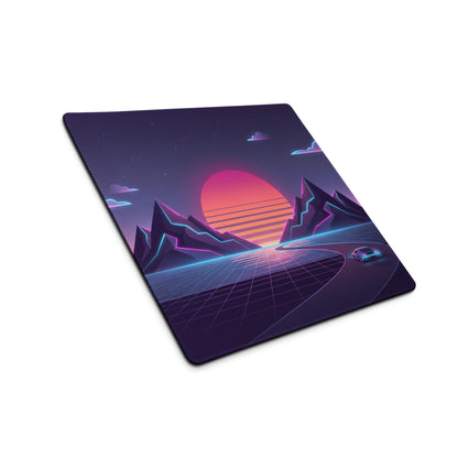 Vaporwave Nightfall Mouse Pad - Mouse Pad Purple Pink Desk Vaporwave Dreamy Nostalgic Mood Vaporwave Decor 80s Aesthetic