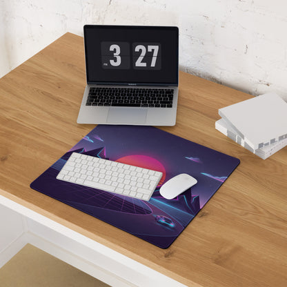 Vaporwave Nightfall Mouse Pad - Mouse Pad Purple Pink Desk Vaporwave Dreamy Nostalgic Mood Vaporwave Decor 80s Aesthetic