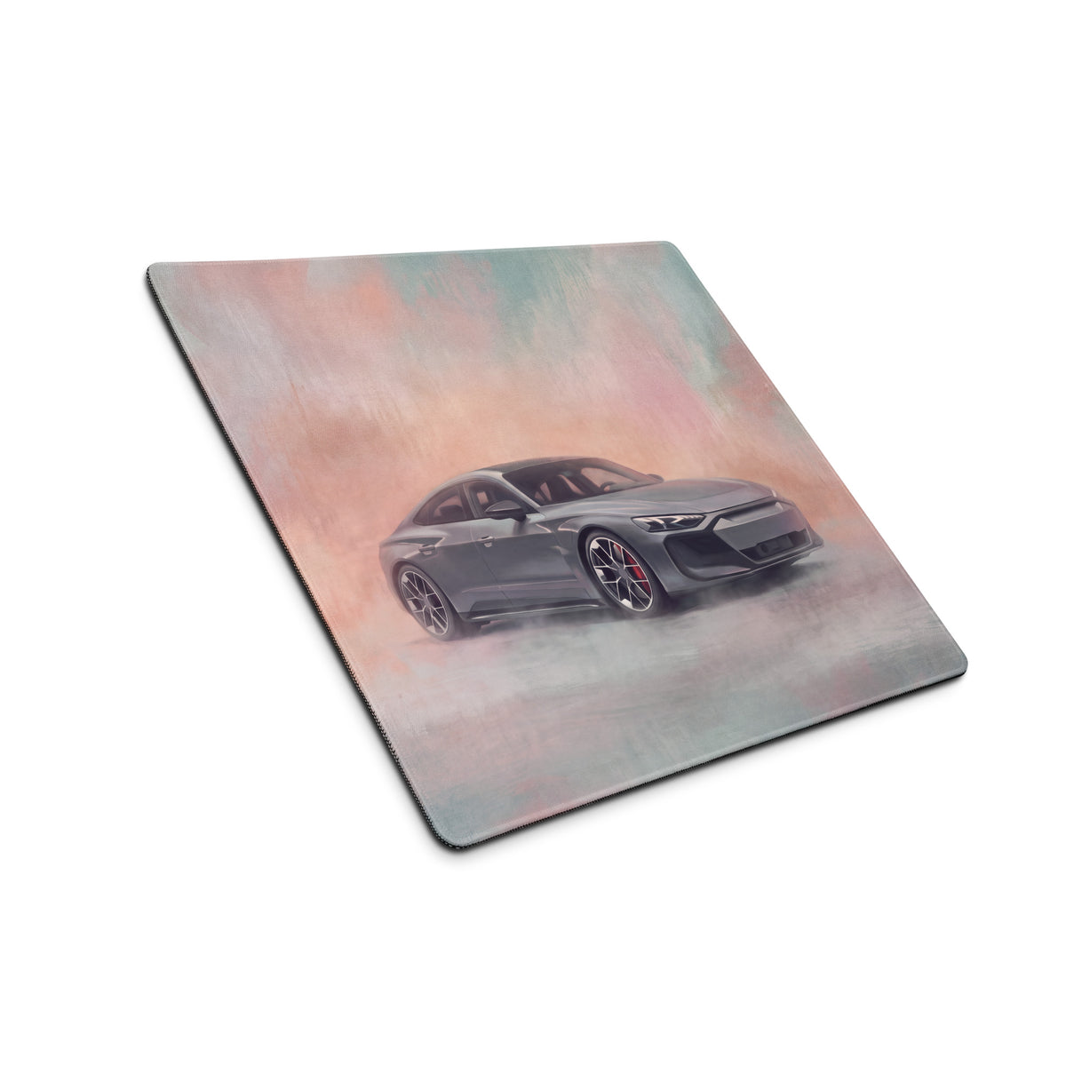 Audi RS e-tron GT Inspired Daytona Gray Electric Performance Desk Pad – Extended Non-Slip PC Mouse Mat