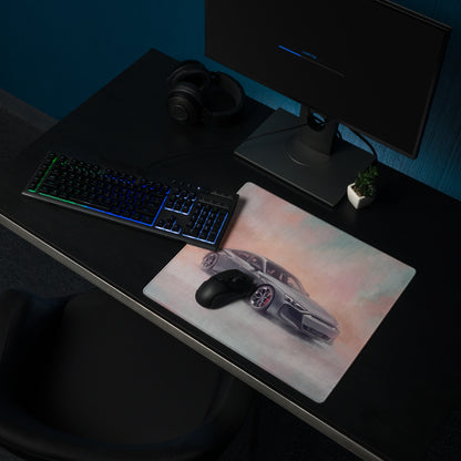 Audi RS e-tron GT Inspired Daytona Gray Electric Performance Desk Pad – Extended Non-Slip PC Mouse Mat