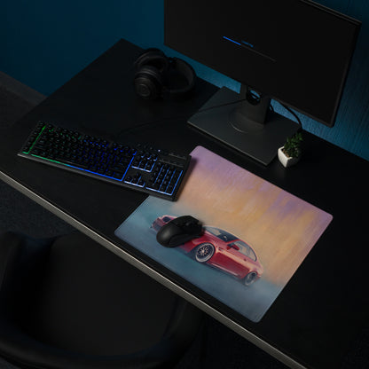 BMW M3 Inspired Melbourne Red E92 Coupe Desk Mat – High-Precision XL Gaming Mousepad
