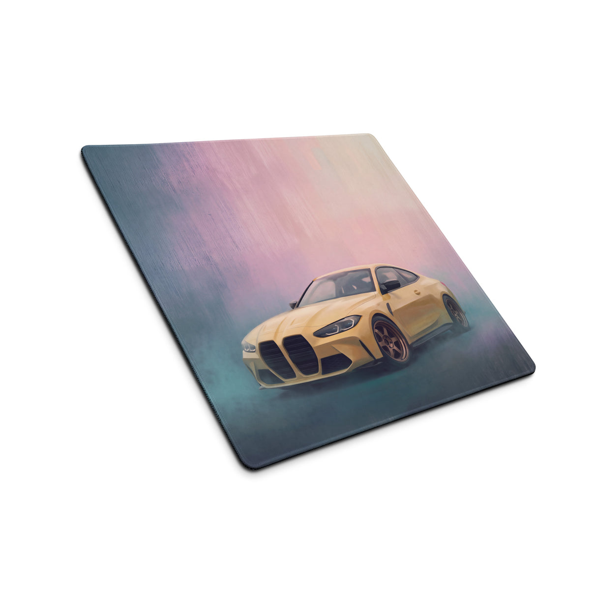 BMW M4 Inspired Sao Paulo Yellow G82 Desk Mat – High-Precision XL Gaming Mousepad