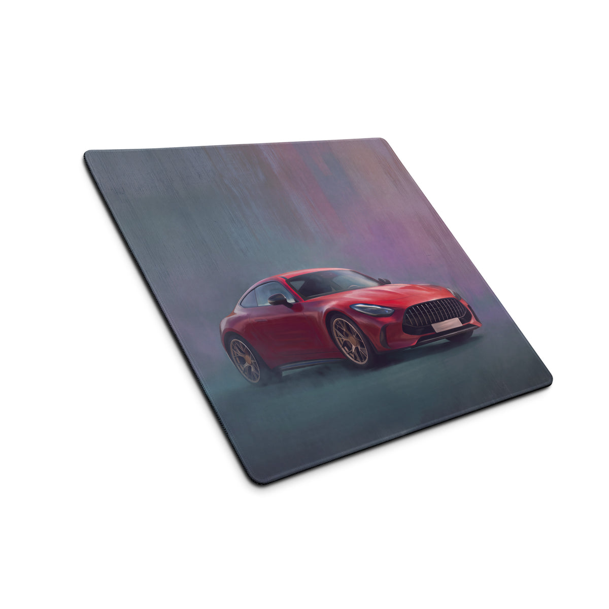 Mercedes-AMG GT Inspired Red Performance Coupe Desk Pad – Ultra-Glide Stitched Edge Gaming Mouse Mat
