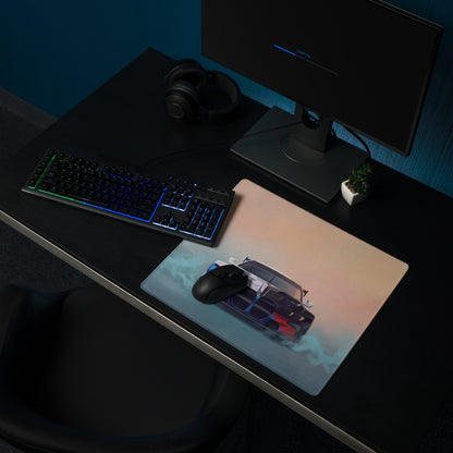 BMW M4 Inspired Motorsport Livery GT3 Frontal Desk Mat – Low-Friction Cloth Setup Mousepad