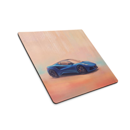 Lotus Emira Inspired Vibrant Blue Rear Desk Mat – High-Precision XL Gaming Mousepad