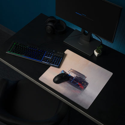 BMW M4 Inspired Motorsport Livery GT3 Frontal Desk Pad – Low-Friction Cloth Setup Mousepad