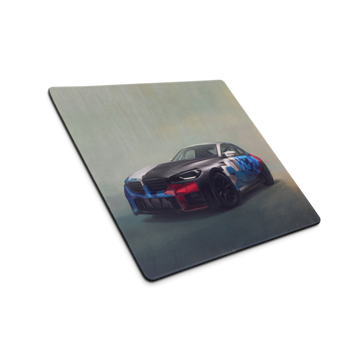 BMW M2 Inspired Motorsport Camo Livery Desk Pad – Ultra-Glide Stitched Edge Gaming Mouse Mat