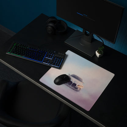 BMW M4 Inspired Alpine White G82 Frontal Desk Pad – Extended Non-Slip PC Mouse Mat