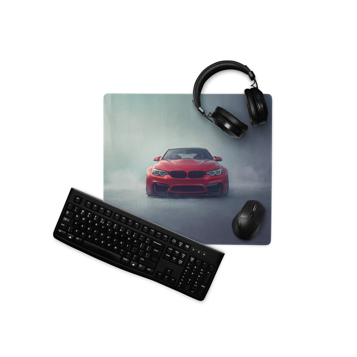 BMW M4 Inspired Indianapolis Red F82 Desk Mat – High-Precision XL Gaming Mousepad
