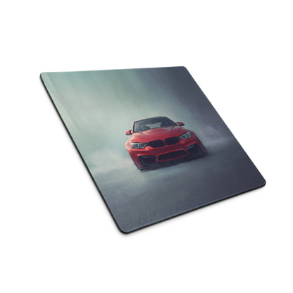 BMW M4 Inspired Indianapolis Red F82 Desk Mat – High-Precision XL Gaming Mousepad