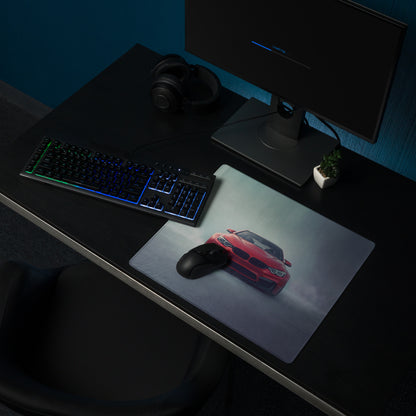 BMW M4 Inspired Indianapolis Red F82 Desk Mat – High-Precision XL Gaming Mousepad
