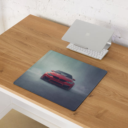 BMW M4 Inspired Indianapolis Red F82 Desk Mat – High-Precision XL Gaming Mousepad