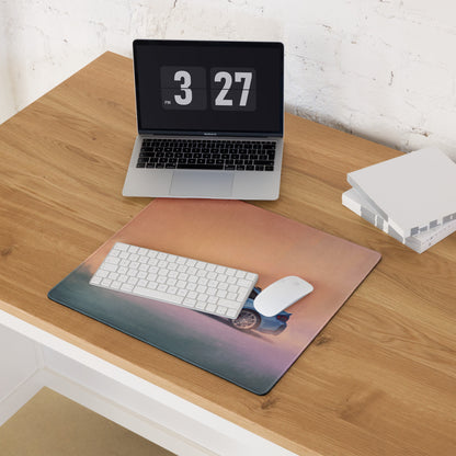 BMW M2 Inspired Zandvoort Blue Profile Desk Pad – Ultra-Glide Stitched Edge Gaming Mouse Mat
