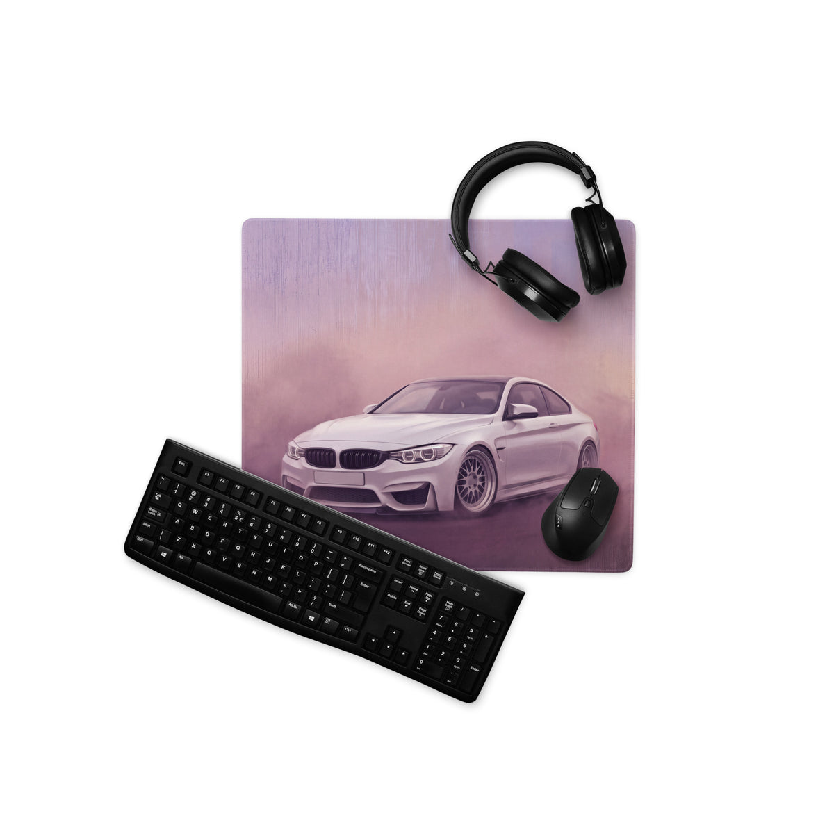 BMW M4 Inspired Alpine White F82 Desk Mat – High-Precision XL Gaming Mousepad