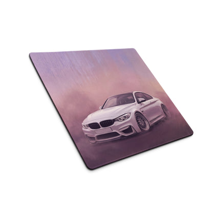 BMW M4 Inspired Alpine White F82 Desk Mat – High-Precision XL Gaming Mousepad