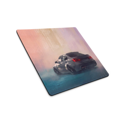 BMW M3 Inspired Mineral Gray F80 Widebody Rear Desk Mat – Low-Friction Cloth Setup Mousepad