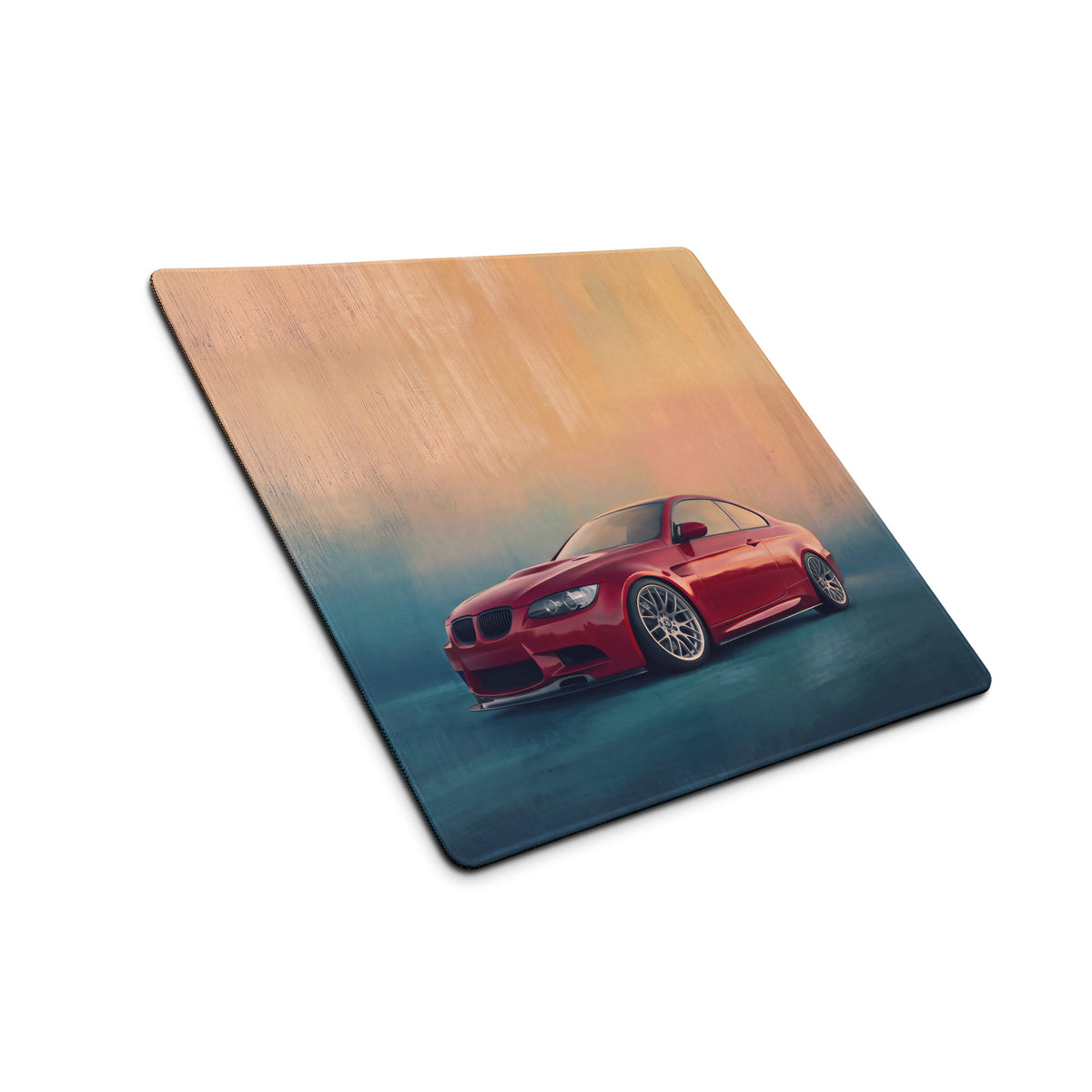 BMW M3 Inspired Melbourne Red E92 Front Desk Mat – High-Precision XL Gaming Mousepad