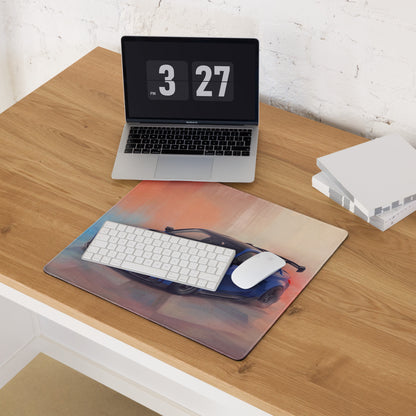 BMW M4 Inspired Portimao Blue G82 Widebody GT Wing Desk Mat – Low-Friction Cloth Setup Mousepad