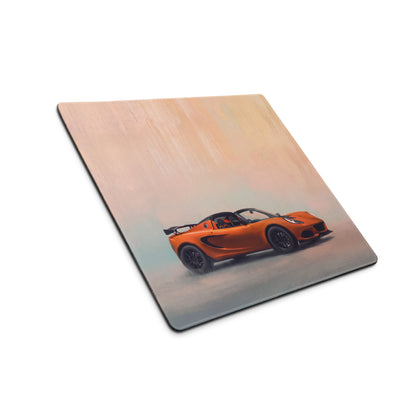 Lotus Elise Inspired Sunset Orange Roadster Desk Mat – High-Precision XL Gaming Mousepad