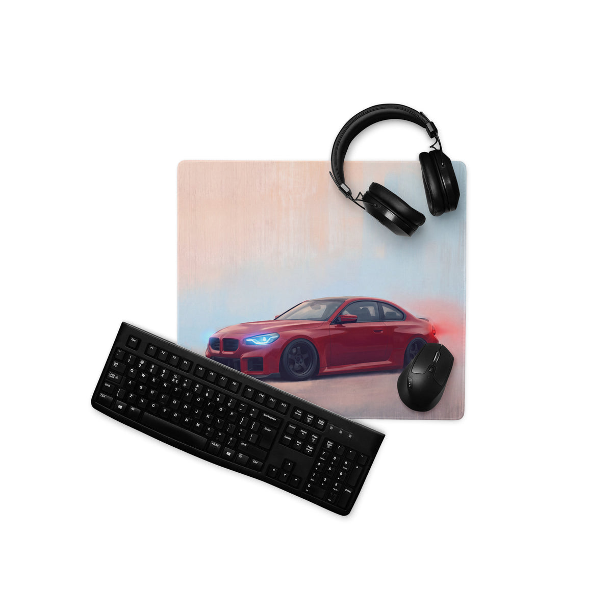 BMW M2 Inspired Toronto Red G87 Desk Mat – High-Precision XL Gaming Mousepad