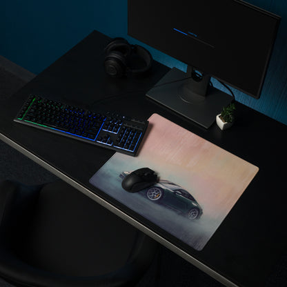 Porsche 911 Inspired Oak Green Metallic 992 Desk Pad – Extended Non-Slip PC Mouse Mat
