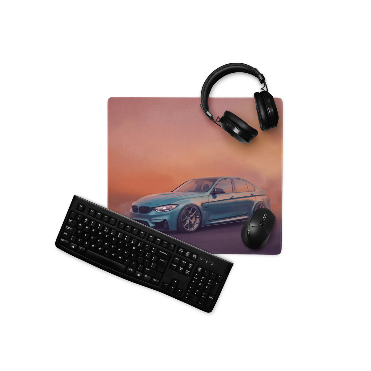BMW M3 Inspired Yas Marina Blue F80 Desk Mat – High-Precision XL Gaming Mousepad
