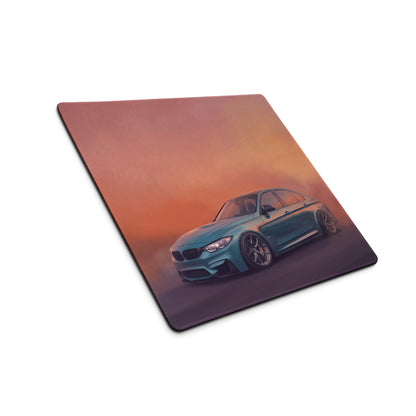 BMW M3 Inspired Yas Marina Blue F80 Desk Mat – High-Precision XL Gaming Mousepad