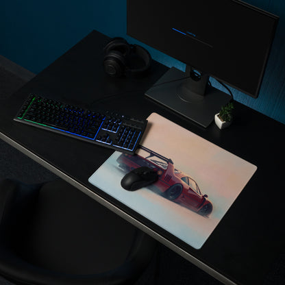 Ferrari F40 Inspired Rosso Corsa Rear Profile Desk Mat – High-Precision XL Gaming Mousepad