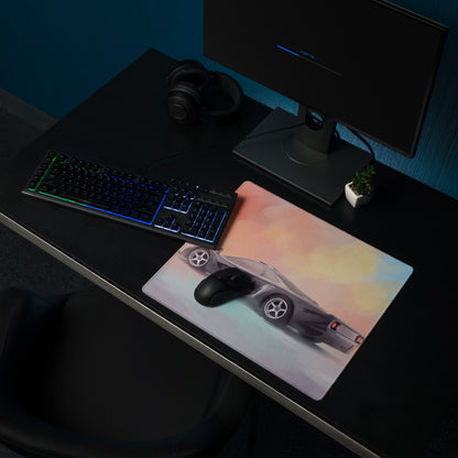 McLaren F1 Inspired Dark Gray Rear Profile Desk Mat – High-Precision XL Gaming Mousepad