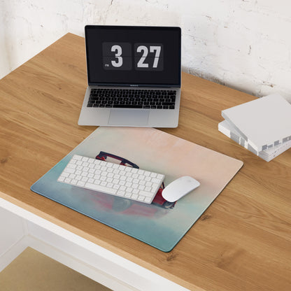 Porsche 911 Inspired Guardsman Red Widebody GT Wing Desk Pad – Extended Non-Slip PC Mouse Mat