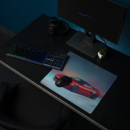 Honda NSX Inspired Formula Red Classic Desk Mat – Non-Slip Surface Desk Pad