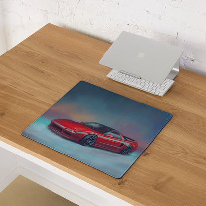 Honda NSX Inspired Formula Red Classic Desk Mat – Non-Slip Surface Desk Pad
