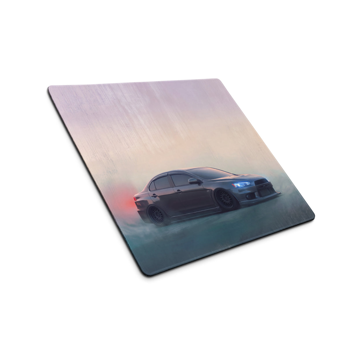 Mitsubishi Lancer Evolution Inspired Gunmetal Evo X Desk Pad – Extended Non-Slip PC Mouse Mat