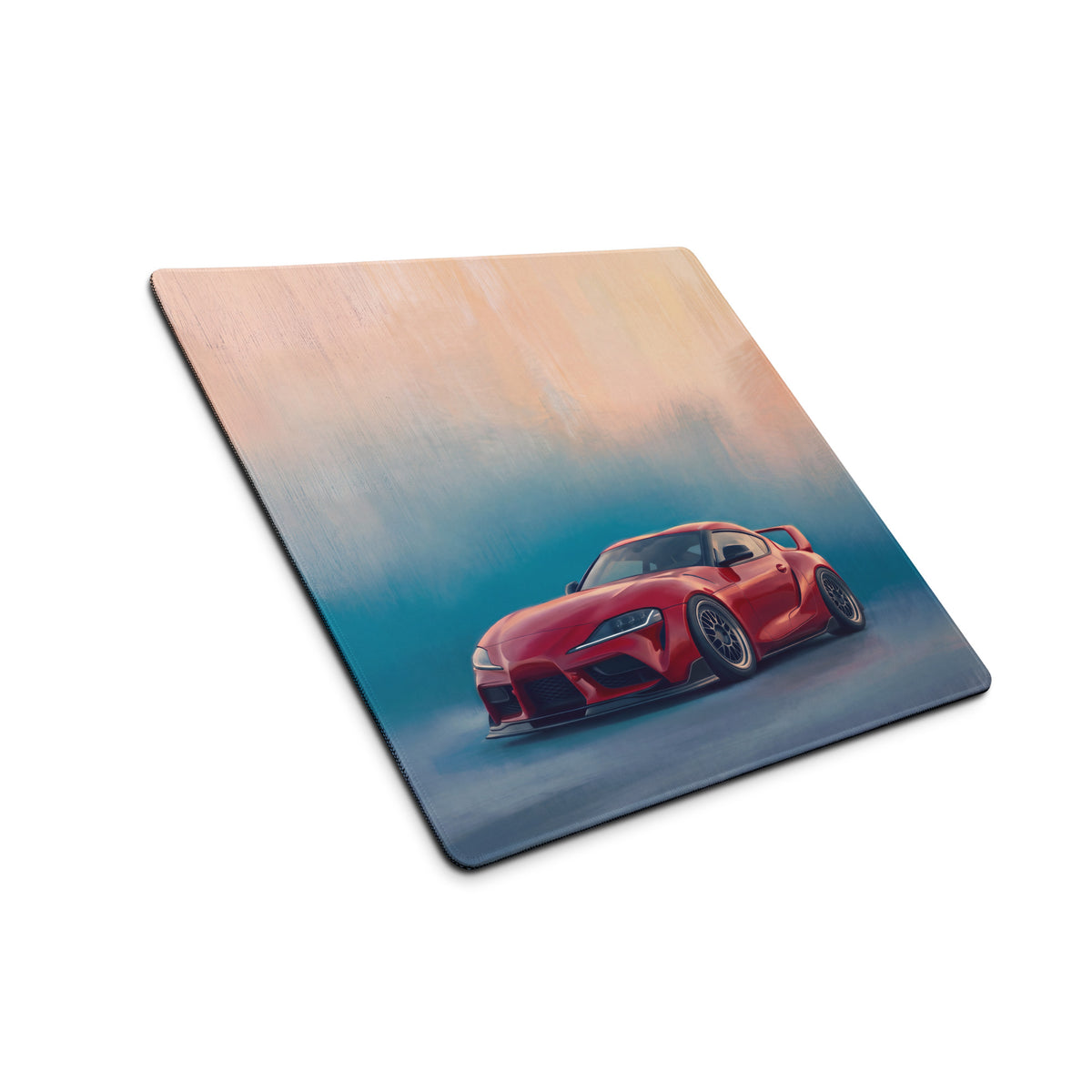 Toyota GR Supra Inspired Renaissance Red MK5 Desk Mat – High-Precision XL Gaming Mousepad