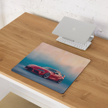 Toyota GR Supra Inspired Renaissance Red MK5 Desk Mat – High-Precision XL Gaming Mousepad