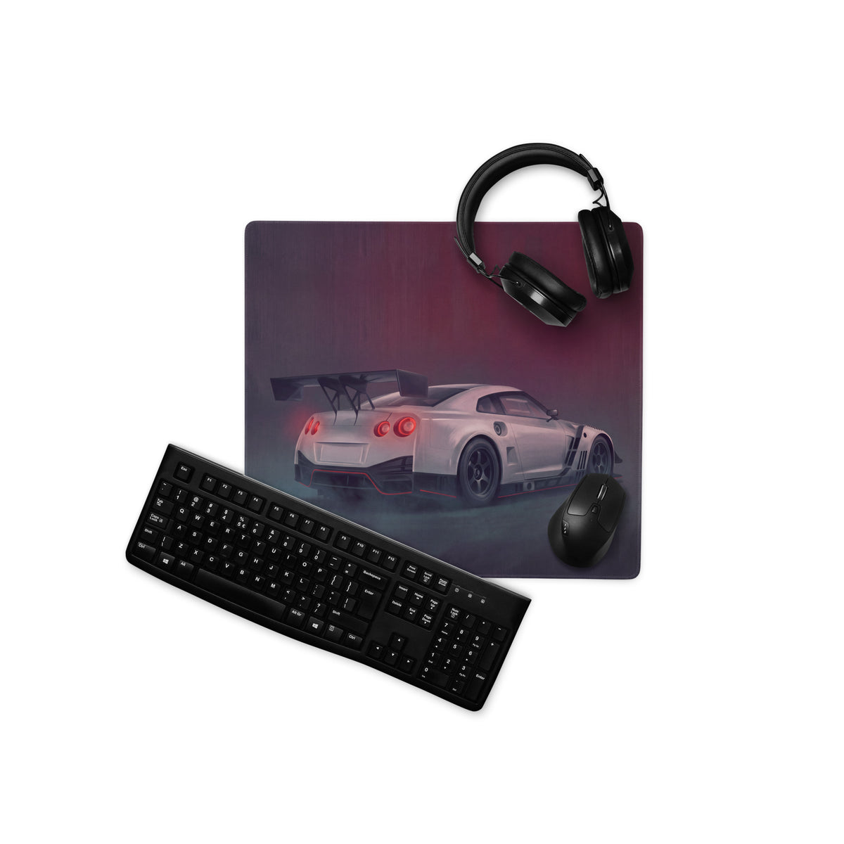 Nissan GT-R Inspired Nismo GT3 Track Wing Desk Pad – Extended Non-Slip PC Mouse Mat