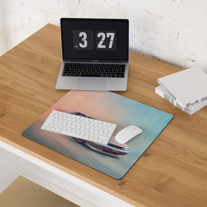 Nissan Silvia Inspired Two-Tone S13 Coupe Desk Pad – Ultra-Glide Stitched Edge Gaming Mouse Mat